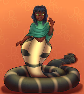 Naga Full Body Rendered Monster was $80